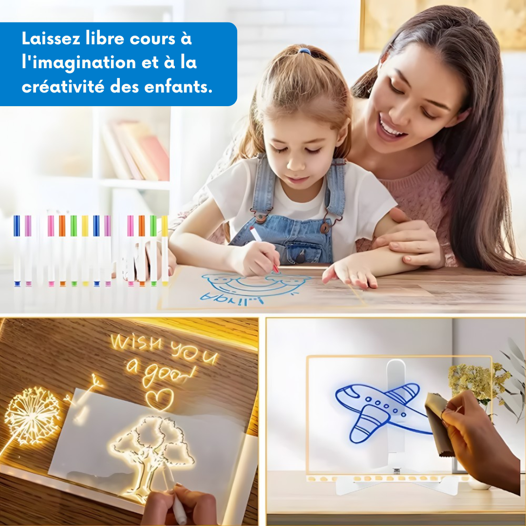 Tableau LumiArtiste, Faites briller leur créativité