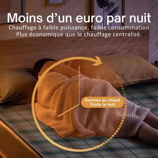 Couvre lit chauffant XXL : Pour un lit bien chaud