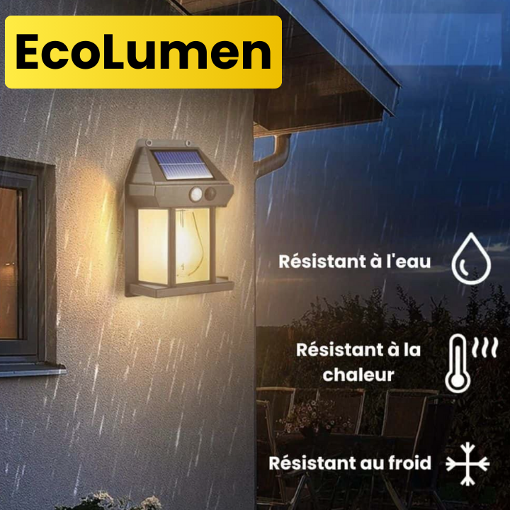 EcoLumen - Lampe Solaire d'Extérieur