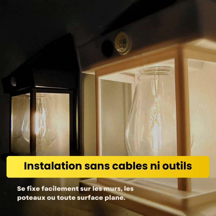 EcoLumen - Lampe Solaire d'Extérieur