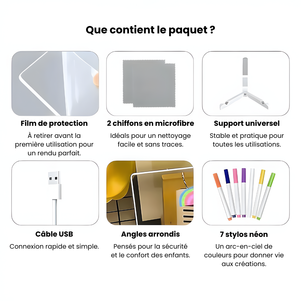 Tableau LumiArtiste™ - Faites briller leur créativité