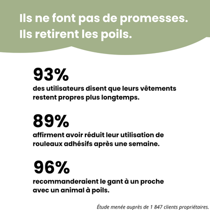 Gant Anti-Poils pour Chien