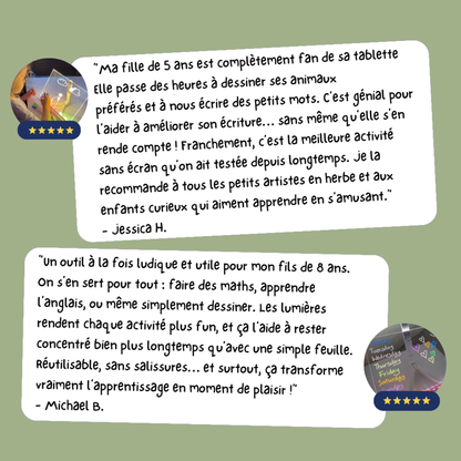 Tableau LumiArtiste™ - Faites briller leur créativité