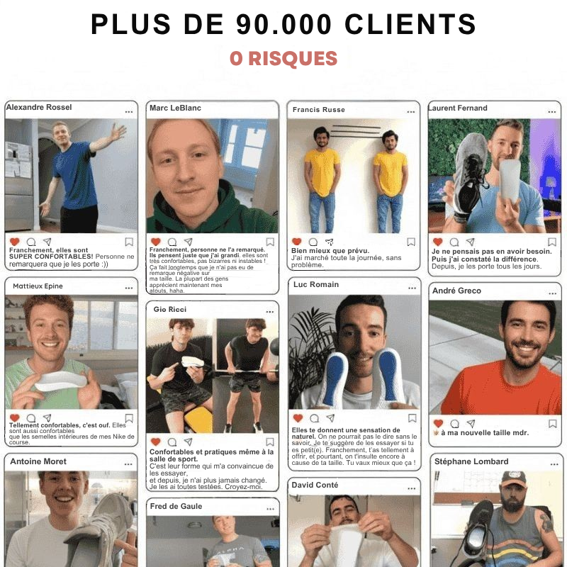 Semelles orthopédiques Rehaussantes Omalaena 3.0