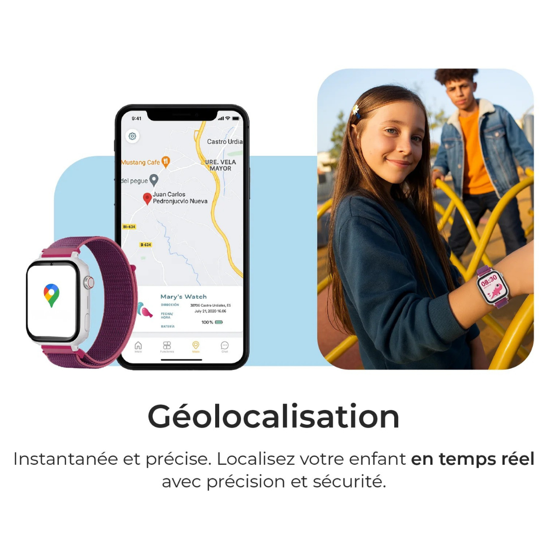 WatchMe : Montre connectée pour enfant avec GPS / appel