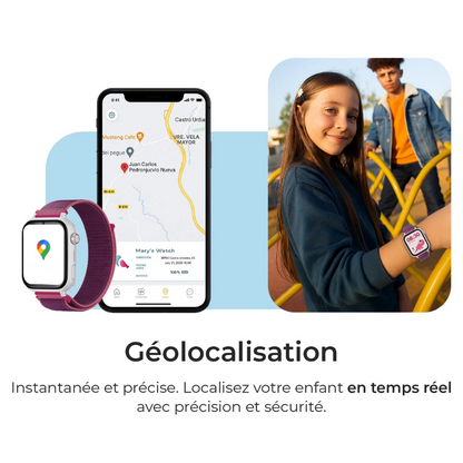 WatchMe : Montre connectée pour enfant avec GPS / appel