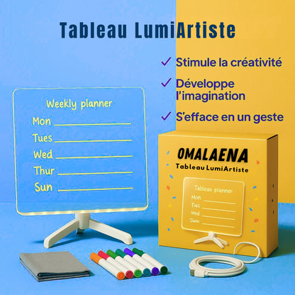 Tableau LumiArtiste, Faites briller leur créativité