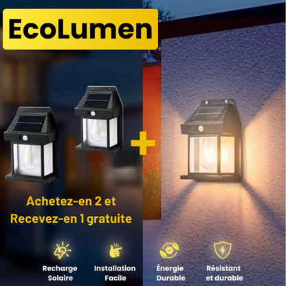 EcoLumen - Lampe Solaire d'Extérieur