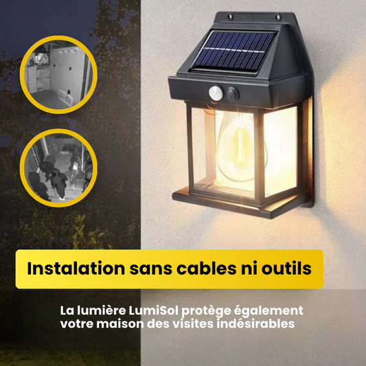 EcoLumen - Lampe Solaire d'Extérieur